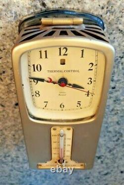 Rare Excellent État Vintage 1935 Art Déco Thermostat Électrique Général
