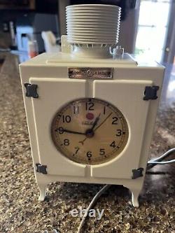 Rare Horloge Réfrigérateur Général Électrique Vintage des Années 1930 de Telechron