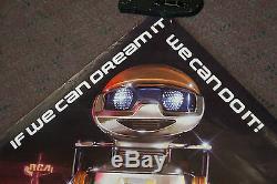 Rare Vintage Disney Epcot Horizons Gero General Electric Robot Poster