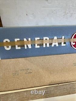 Rare Vintage GE/Lettres individuelles General Electric pour enseigne et emblème