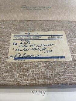 Rare Vintage GE/Lettres individuelles General Electric pour enseigne et emblème