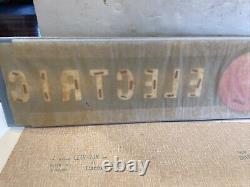 Rare Vintage GE/Lettres individuelles General Electric pour enseigne et emblème