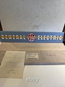 Rare Vintage GE/Lettres individuelles General Electric pour enseigne et emblème