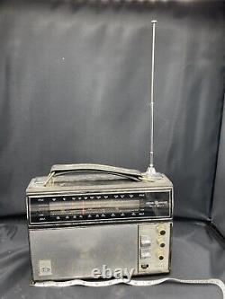 Rare Vintage Ge General Electric World Monitor Solid State Testé Et Fonctionne