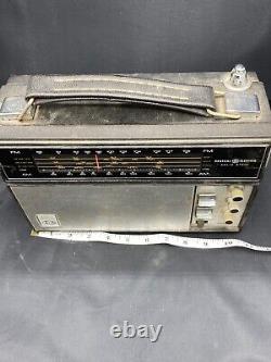 Rare Vintage Ge General Electric World Monitor Solid State Testé Et Fonctionne