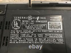 Rare Vintage General Electric 3xm3226x Boombox Tv Radio Micro Cassette Travail