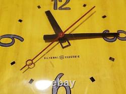 Rare Vintage Horloge De Cuisine Électrique Générale Fruit Clock Fonctionne (al)