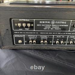 Récepteur stéréo AM FM General Electric Modèle RA200A Vintage Années 70