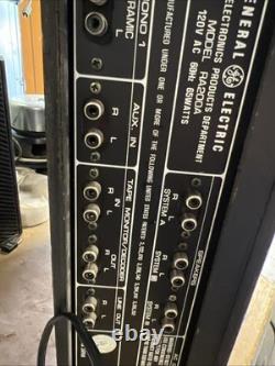 Récepteur stéréo AM/FM General Electric modèle RA200A Hi-Fi vintage doré non testé