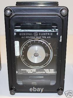 Relais de réenclenchement Vintage Ge General Electric Type Acr 12acr11c9a Acr11c9a