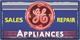 Reproduction D&rsquo;enseigne Publicitaire Vintage Ge General Electric &Eacute;lectrom&eacute;nager En Aluminium &ndash; Plusieurs Tailles Disponibles