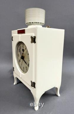 Réveil Électrique de Bureau avec Monitor Top de Réfrigérateur GE / TELECHRON Vintage 1928-31