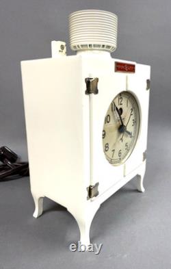 Réveil Électrique de Bureau avec Monitor Top de Réfrigérateur GE / TELECHRON Vintage 1928-31