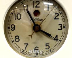 Réveil Électrique de Bureau avec Monitor Top de Réfrigérateur GE / TELECHRON Vintage 1928-31