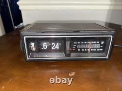 Réveil Flip Vintage GE 7-4300E Général Électrique des années 80 en état de marche (115)