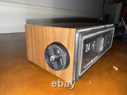 Réveil Flip Vintage GE 7-4300E Général Électrique des années 80 en état de marche (115)
