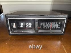 Réveil Flip Vintage GE 7-4300E Général Électrique des années 80 en état de marche (115)