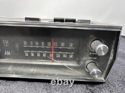 Réveil Radio à Flip Vintage General Electric Testé Fonctionne