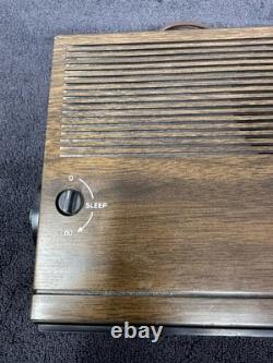 Réveil Radio à Flip Vintage General Electric Testé Fonctionne