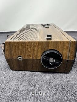 Réveil Radio à Flip Vintage General Electric Testé Fonctionne