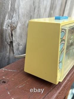 Réveil électrique vintage General Electric Peter Max Mod Butterfly en état de fonctionnement