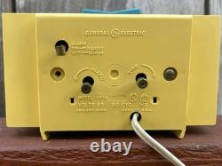 Réveil électrique vintage General Electric Peter Max Mod Butterfly en état de fonctionnement