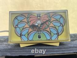 Réveil électrique vintage General Electric Peter Max Mod Butterfly en état de fonctionnement