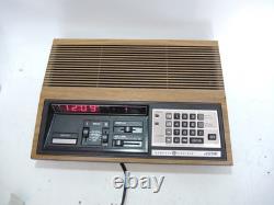 Réveil numérique GE 7-4880 Radio Vintage General Electric Fonctionne, besoin de Cl