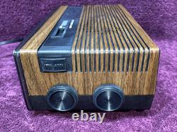 Réveil radio à flip vintage 1984 General Electric 7-4305F FONCTIONNEL