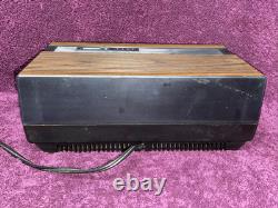 Réveil radio à flip vintage 1984 General Electric 7-4305F FONCTIONNEL