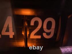 Réveil radio à flip vintage 1984 General Electric 7-4305F FONCTIONNEL