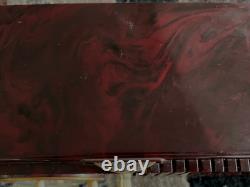 Réveil radio à tubes Vintage General Electric Modèle 505 Marron - NON TESTÉ - LIRE