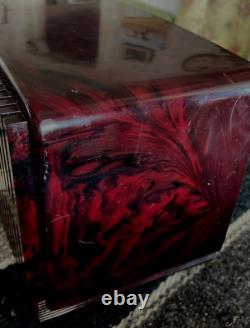 Réveil radio à tubes Vintage General Electric Modèle 505 Marron - NON TESTÉ - LIRE