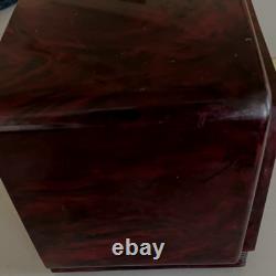 Réveil radio à tubes Vintage General Electric Modèle 505 Marron - NON TESTÉ - LIRE