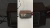 Réveil Radio Analogique Am Fm En Bois Vintage Mcm General Electric Ge 7 4550b
