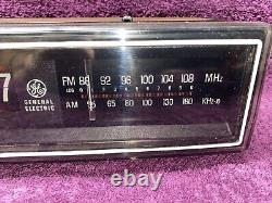 Réveil radio flip vintage General Electric 1984 7-4305F EN FONCTIONNEMENT