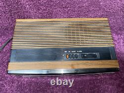 Réveil radio flip vintage General Electric 1984 7-4305F EN FONCTIONNEMENT