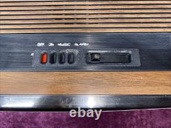 Réveil radio flip vintage General Electric 1984 7-4305F EN FONCTIONNEMENT