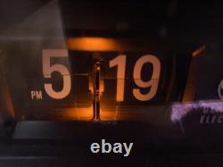 Réveil radio flip vintage General Electric 1984 7-4305F EN FONCTIONNEMENT