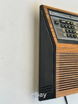 Réveil radio programmable General Electric GE 7-4885A vintage 4885 en état de marche