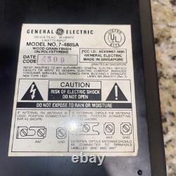 Réveil radio vintage General Electric GE 4885 AM/FM 7-4885A (testé, à lire)