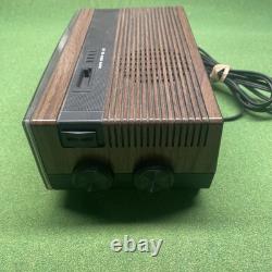 Réveil vintage General Electric 7-4305F avec radio AM/FM FONCTIONNE TRÈS BIEN