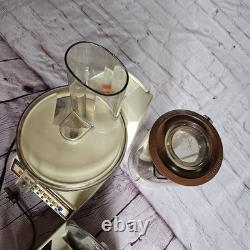 Robot culinaire et mixeur General Electric vintage avec accessoires des années 1970