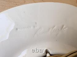 Russel Wright General Electric horloge murale en céramique vintage vert prairie fonctionne