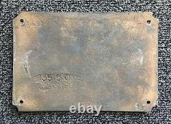 Signe En Métal Vintage/plaque Ge General Electric Synchronous Convertisseur Hcc