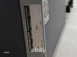 Station de base émetteur-récepteur vintage GE Mastr Executive s'allume / Microphone et manuels