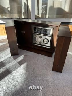 Stéréo AM/FM Vintage GE avec haut-parleur intégré rabattable