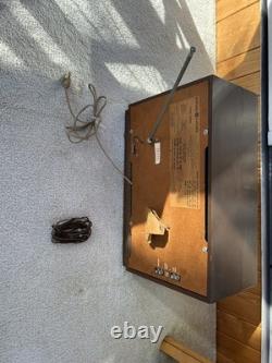 Stéréo AM/FM Vintage GE avec haut-parleur intégré rabattable