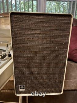 TOURNE-DISQUE STÉRÉOPHONIQUE VINTAGE GENERAL ELECTRIC TRIMLINE300 AVEC CHARIOT, EN ÉTAT DE MARCHE