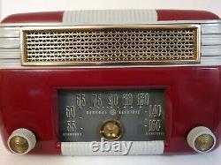 Tabletop Radio Antique Vintage Art Deco Ge Modèle 202 General Electric Primeau